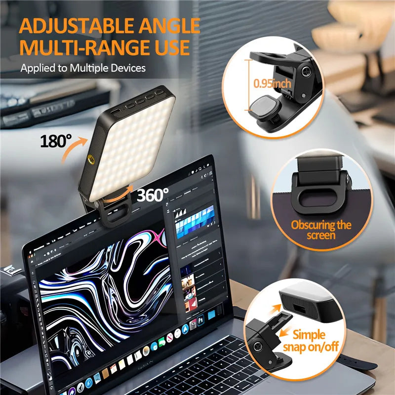 Mini anneau lumineux LED magnétique pour Selfie, pour iPhone 17 16 15 Pro/15 Pro Max/14 Pro/14 Pro Max/13 Pro/Pro Max Streaming