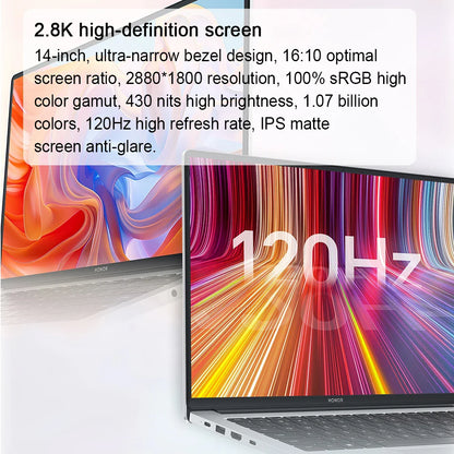 HONOR MagicBook X14 Plus 2024 Laptop AMD Ryzen R7 8845HS 16 32GB 1TB 14" Inch 2.8K 120Hz Notebook Ultrabook Computer PC FMI-721