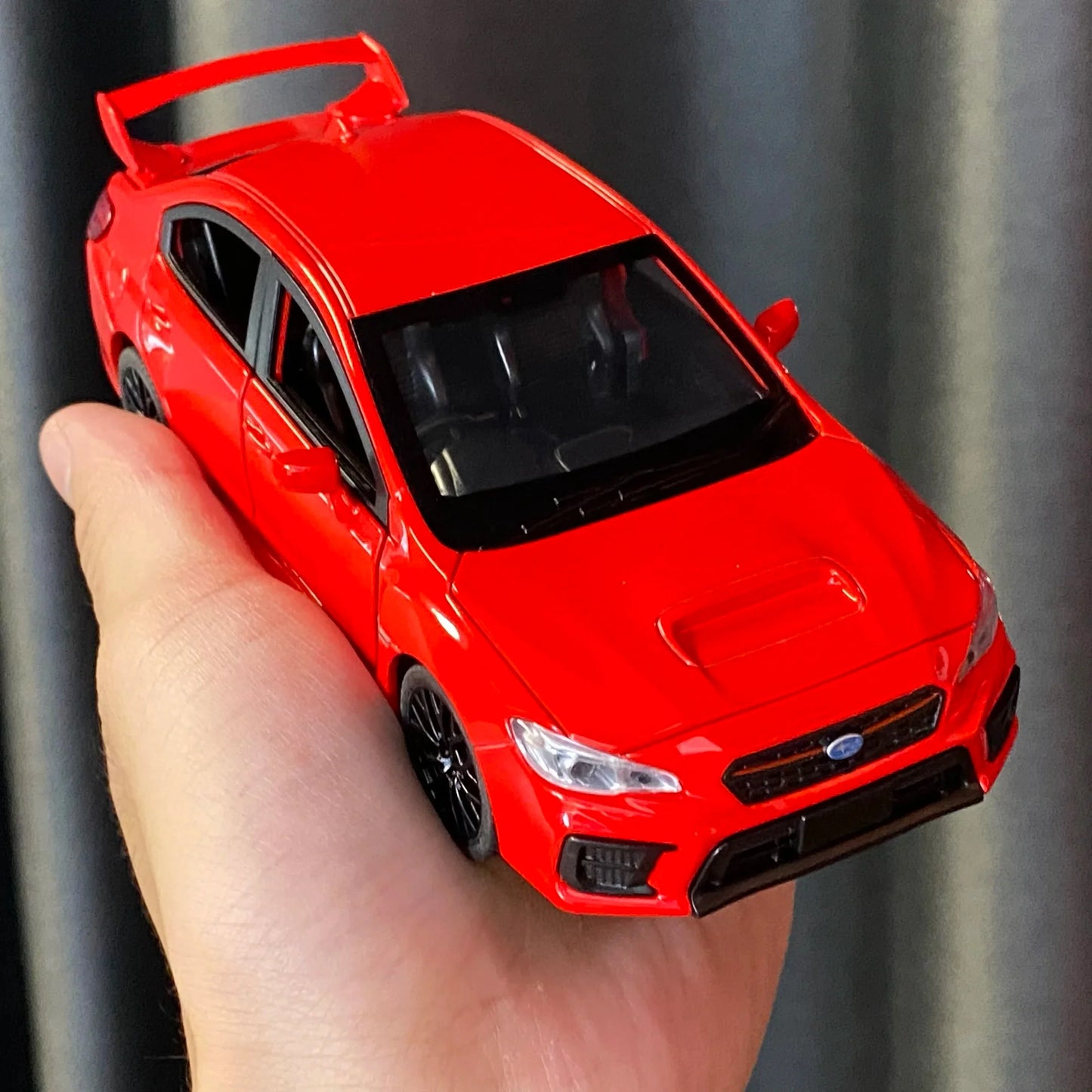 1:30 Subaru Impreza WRX STI 2020 supercar alliage moulé sous pression modèle accessoires de voiture ornements intérieurs de voiture saint valentin pour ami