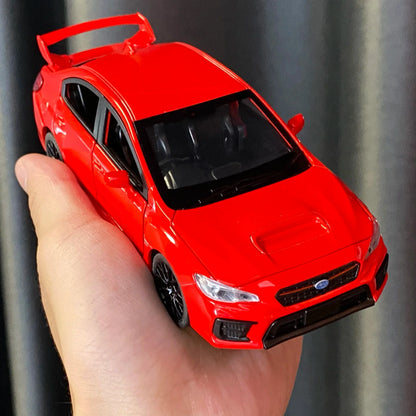 1:30 Subaru Impreza WRX STI 2020 supercar alliage moulé sous pression modèle accessoires de voiture ornements intérieurs de voiture saint valentin pour ami