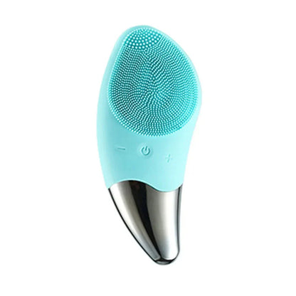 Mini Electric Face Washer Cleanser Silicone Facial Cleanser Waterproof Rechargeable Ultrasonic Pore Facial Cleaner