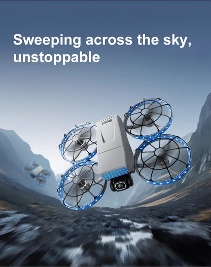 Drones 4k professionnel 10km flux optique sans brosse pliant double miroir photographie aérienne professionnelle avec drone à cardan servo