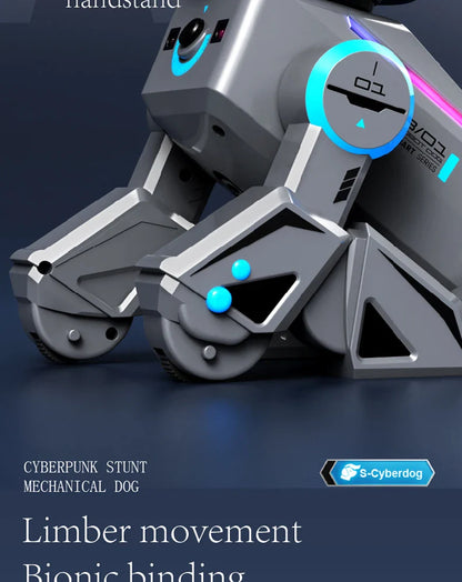Jouets pour chiens Robot RC-programmation intelligente, Audio Bluetooth, chiot de musique cascadeur interactif Intelligent, jouet cadeau télécommandé