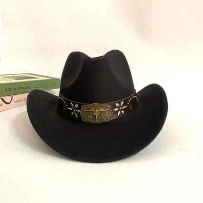 Chapeau de Cowboy occidental Vintage, chapeaux de Cowboy occidentaux classiques, chapeaux de Cowgirl de Cowboy de Style occidental pour voyage pêche randonnée été