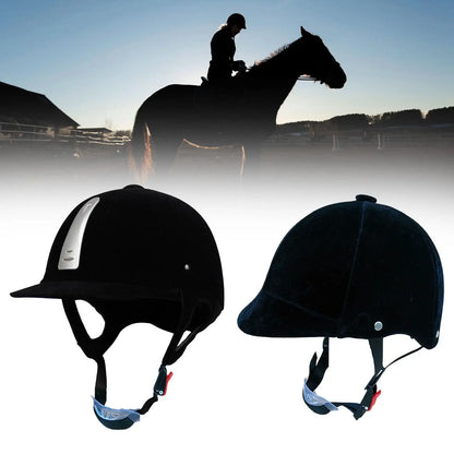 Horse Riding Helmet Equestrian Equipment Professional Lightweight,Riding Cap Riding Hat Starter Equestrian Hat Adjustable