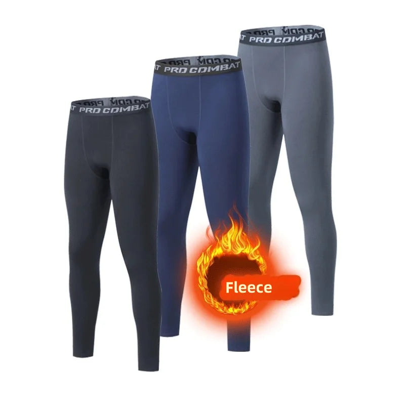 Hiver hommes sous-vêtements thermiques homme polaire leggings collants chauds pantalons longs thermo-compression pantalons collants hommes vêtements 3XL