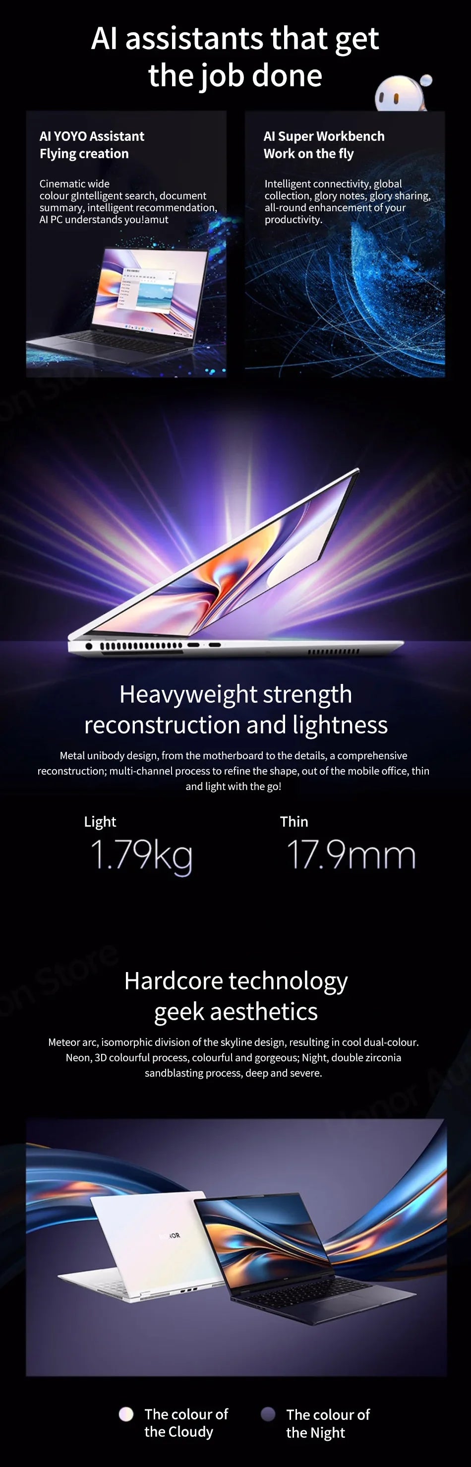 Honor MagicBook Pro 16 ,16 ",Intel® Core™Ultra 5 125H 24GB 1TB RTX4060,IPS ,3072*1920