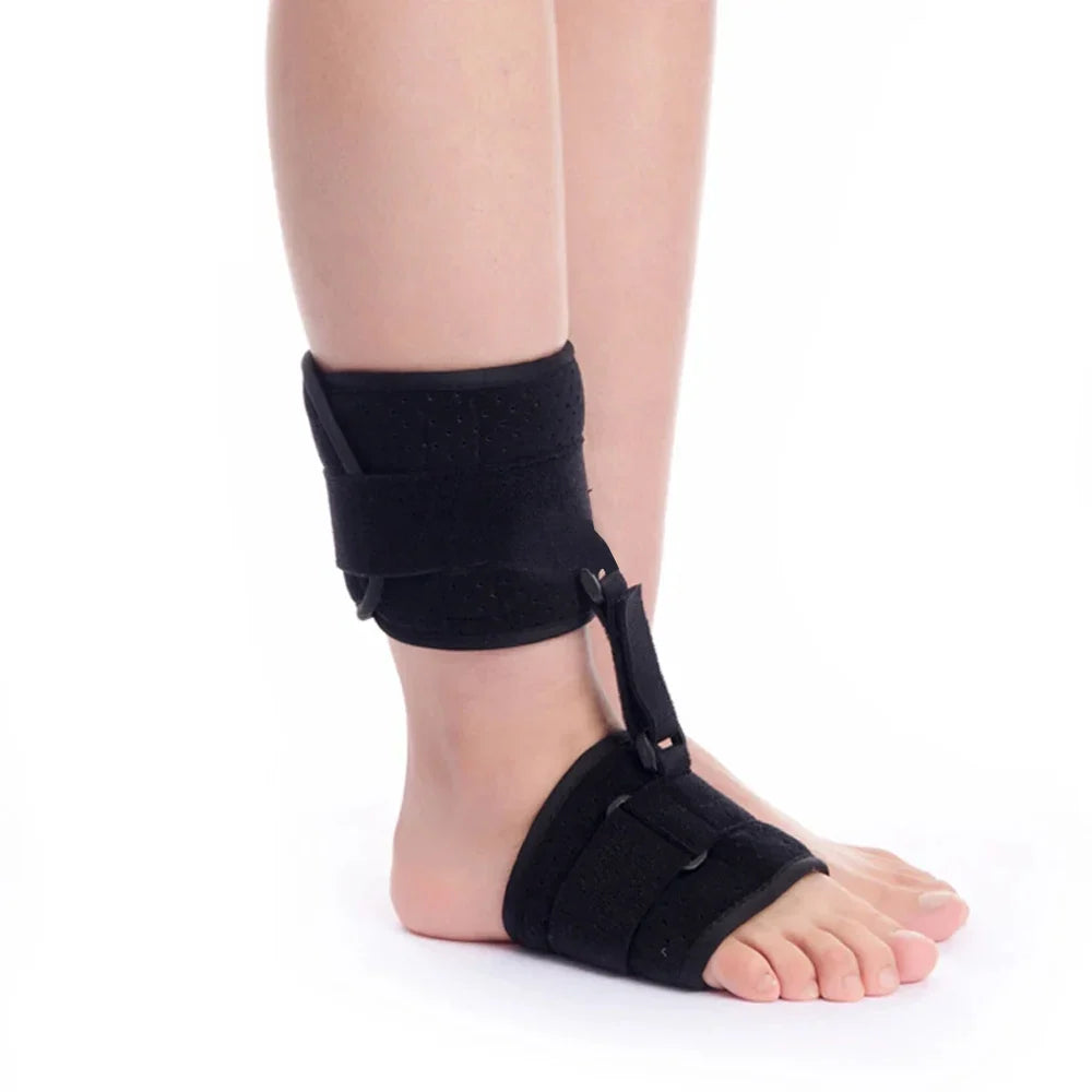 Attelle orthopédique pour pied tombant, 1 pièce, support stabilisateur d'attelle, soulagement de la douleur, fasciite plantaire sportive, protection réglable de la cheville