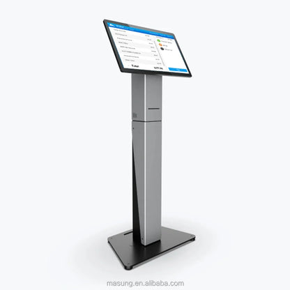 MASUNG MS-S11 système de commande de kiosque en libre-Service tout en un support de sol POS kiosques de commande de nourriture kiosque de paiement en libre-service