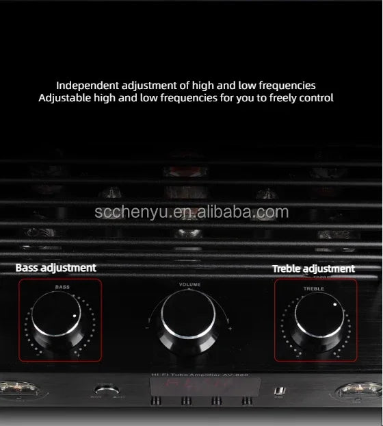 SoundHigh Quality Tube Amplifier 2.0 HIFI Passive Speakers Sound System Home Theater Bookshelf Speakers