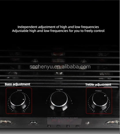 SoundHigh Quality Tube Amplifier 2.0 HIFI Passive Speakers Sound System Home Theater Bookshelf Speakers