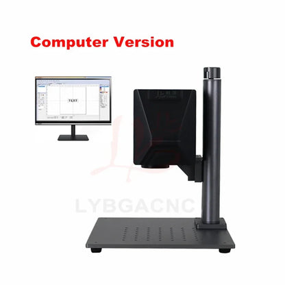 Fiber Laser Marking Machine 20W Mobile Control for Jewelry Metal Engraving Cutting 110x110mm Lens Computer Laser Marker 220V110V