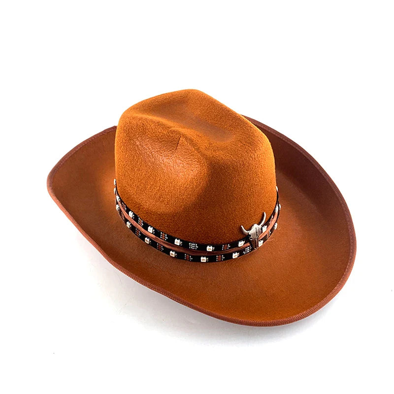 Chapeau de cowboy LED télécommandé pour femmes et hommes, chapeaux de cow-girl occidentaux, robe de l'ouest, vêtements de sauna scintillants pour Halloween, casquette unisexe, mode