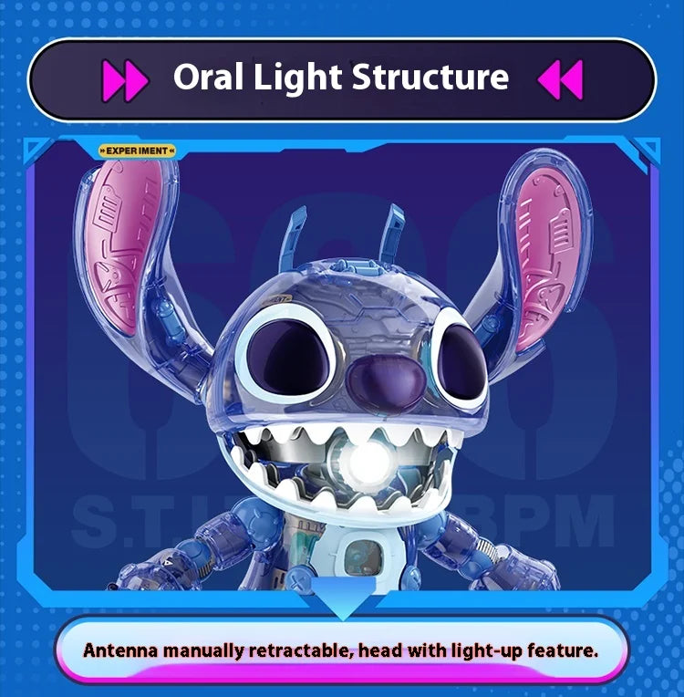 Toptoy Stitch 626 Experimental Body Building Block Puzzle Stitch Assembling Toy Building Block Ornaments Graduation Gift