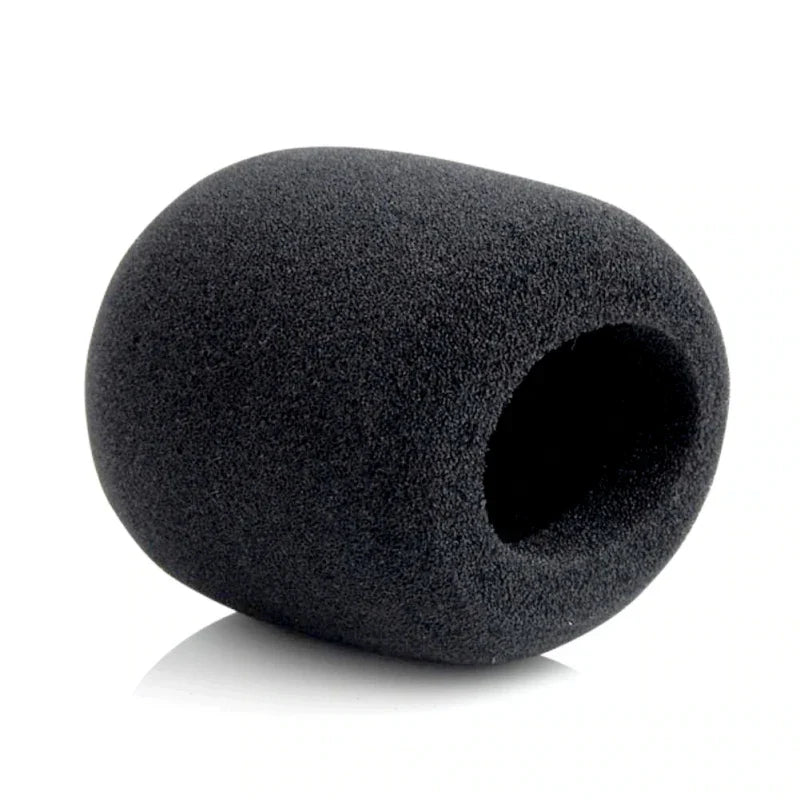 Colorful Windproof Anti-Spit Washable Sponge Foam Wireless Microphone Protective Cover for Most Microphones (3.5 x 7 cm)
