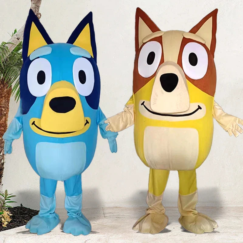 Costume de poupée de dessin animé Dog, 1:1, pour adulte, marche, cosplay, performance, activité, accessoires