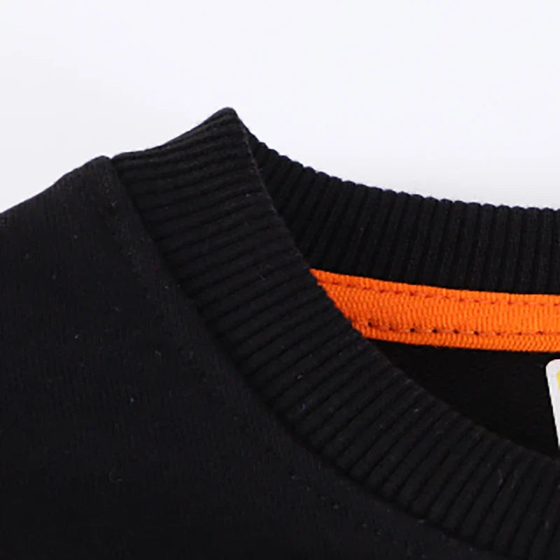 Little maven Kids Clothes Halloween Noctilucent Skull Pumpkin Boys Long Sleeve Tops for Kids Casual Sweatshirts Children Shirts