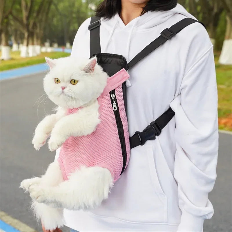 Sac à dos pour animaux de compagnie sac de transport réglable pour chat sac à dos à Double épaule pour animaux de compagnie sac Portable voyage en plein air Camping randonnée sac pour chat sac pour chien