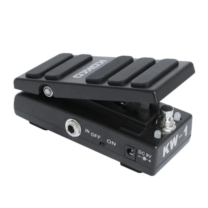 KOKKO Pédale d'effet guitare électrique Wah Volume 2 en 1 Contrôles au pied 2 modes Pédale multi-effets combo Pièces de guitare