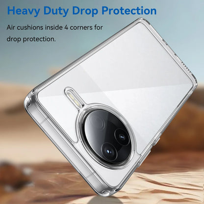 Coque de protection souple avec dos en acrylique rigide pour Xiaomi (Redmi K80 / Poco F7 Pro) - Étui transparent