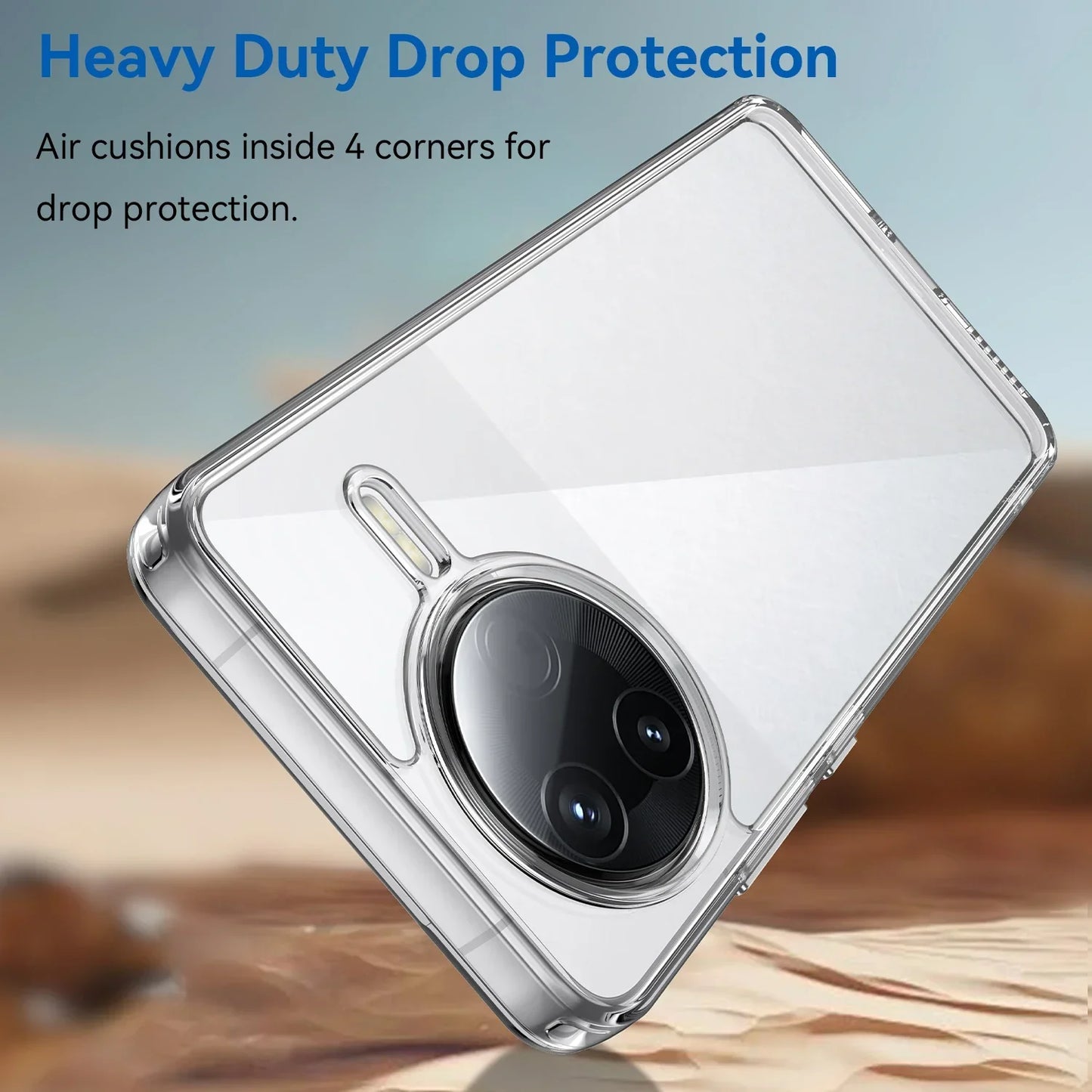 Soft border + hard Acrylic back Coque Fundas coverage Case For Xiaomi ( Redmi K80 / Poco F7 Pro ) Clear covers ????? Phone Cases