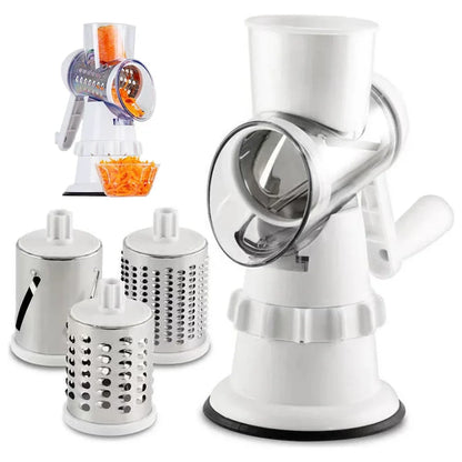Multifunctional Roller Vegetable Cutter Hand Crank Home Kitchen Shredder Potato Grater Vegetable Cutter & Slicer Garlic Shredder