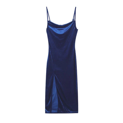 New Spring/Summer Fashion Sexy Slim Fit Split Strap Dress For Women