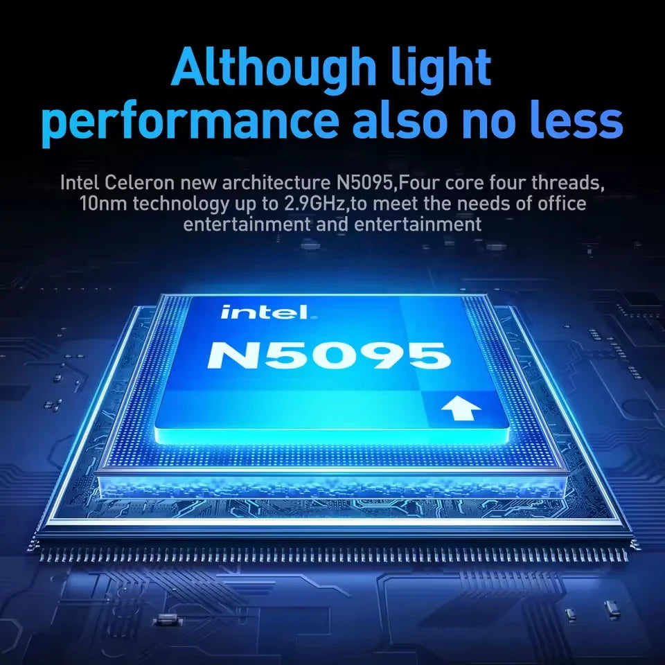 Xiaman 15.6 inch Laptop Computer Intel Celeron N5095 Notebook PC Gamer 16GB DDR4 1TB SSD Office Study Windows 11 1080P Laptops
