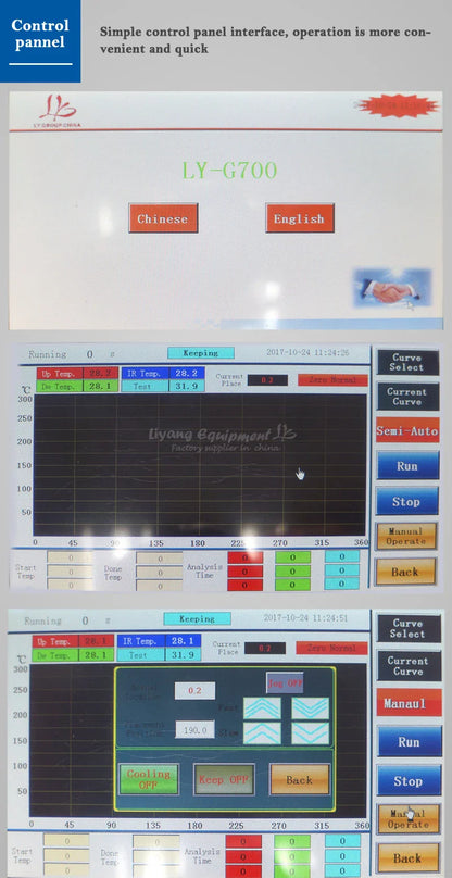 Station de soudage BGA entièrement automatique avec caméra CCD, système de réparation de puces de soudure et système de soudage BGA G820 G750 G720 G700