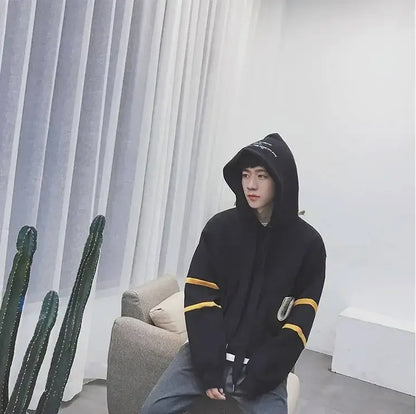 PVD-Sweat à Capuche en Coton pour Homme, Vêtement Chaud, Simple, de Luxe, de Styliste, Emo, Bon Marché, Nouveauté Automne Hiver