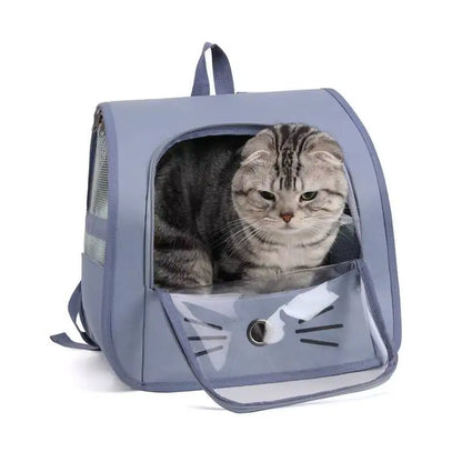 Sac à dos de transport pour animaux de compagnie, grand sac à dos pour chat, Transparent, respirant, Portable, pour chats et chiens, sac à bandoulière de transport