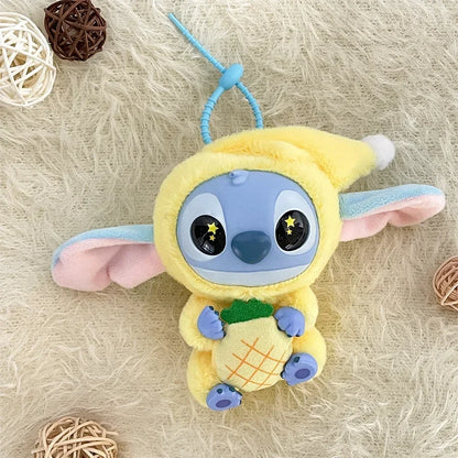 Stitch Eat Something Before Sleep Doll Pendant Stitch Lilo&stitch Keychain Keyring Series Backpack Pendant  Accessories Toy Gift