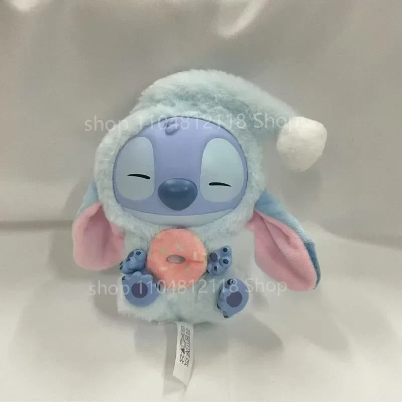 15CM New Stitch Eat Something Before Sleep Series Blind Box Plush Dolls Pendant Cute Doll Ornament Mystery Box Surprise Toy Gift