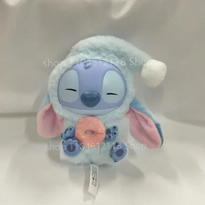15CM New Stitch Eat Something Before Sleep Series Blind Box Plush Dolls Pendant Cute Doll Ornament Mystery Box Surprise Toy Gift
