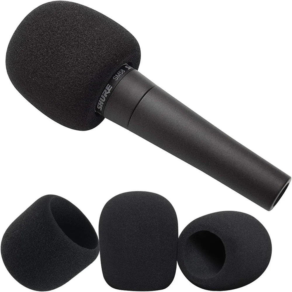 6pcs/pack New Style Microphone Cover - Foam Mic Covers Windscreen Suitable for Most Standard Handheld Microphone