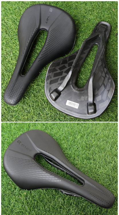 RYET vélo selle en carbone 3D selle imprimée 140mm 7x9mm Rail rond super léger route vtt course vélo siège selles coussin pièces