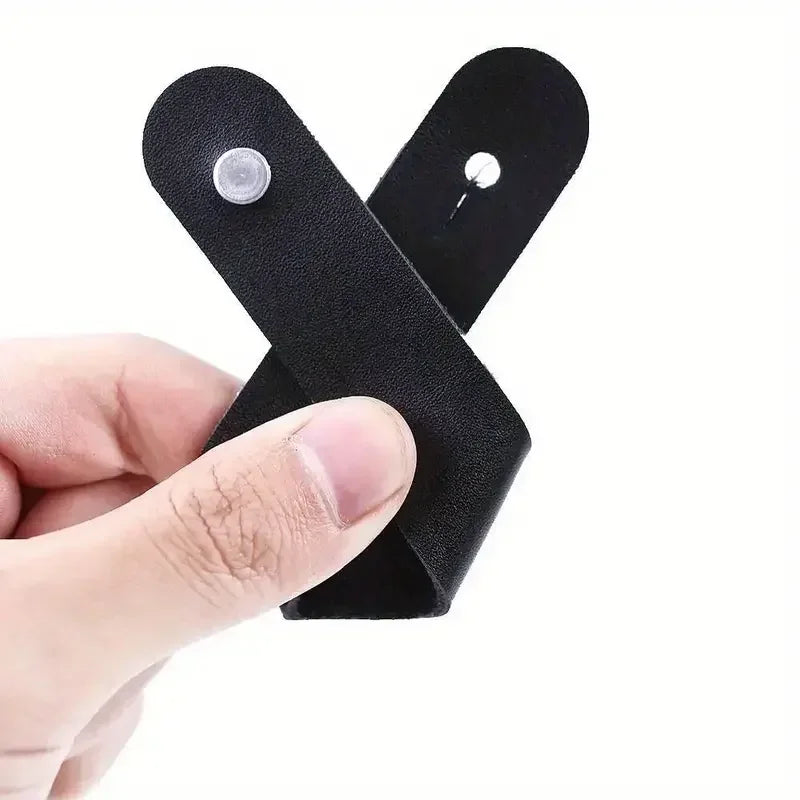 Adaptateur de poupée de bouton de sangle de guitare, en cuir Vintage avec loquet pour ukulélé, basse, pièces de guitares acoustiques et électriques, 1 pièce