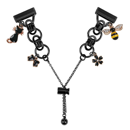 Metal Bracelet Charm Strap Compatible with  Fitbit Versa 3/Versa 4 Fashion Watches Decorations for Fitbit Sense/sense 2