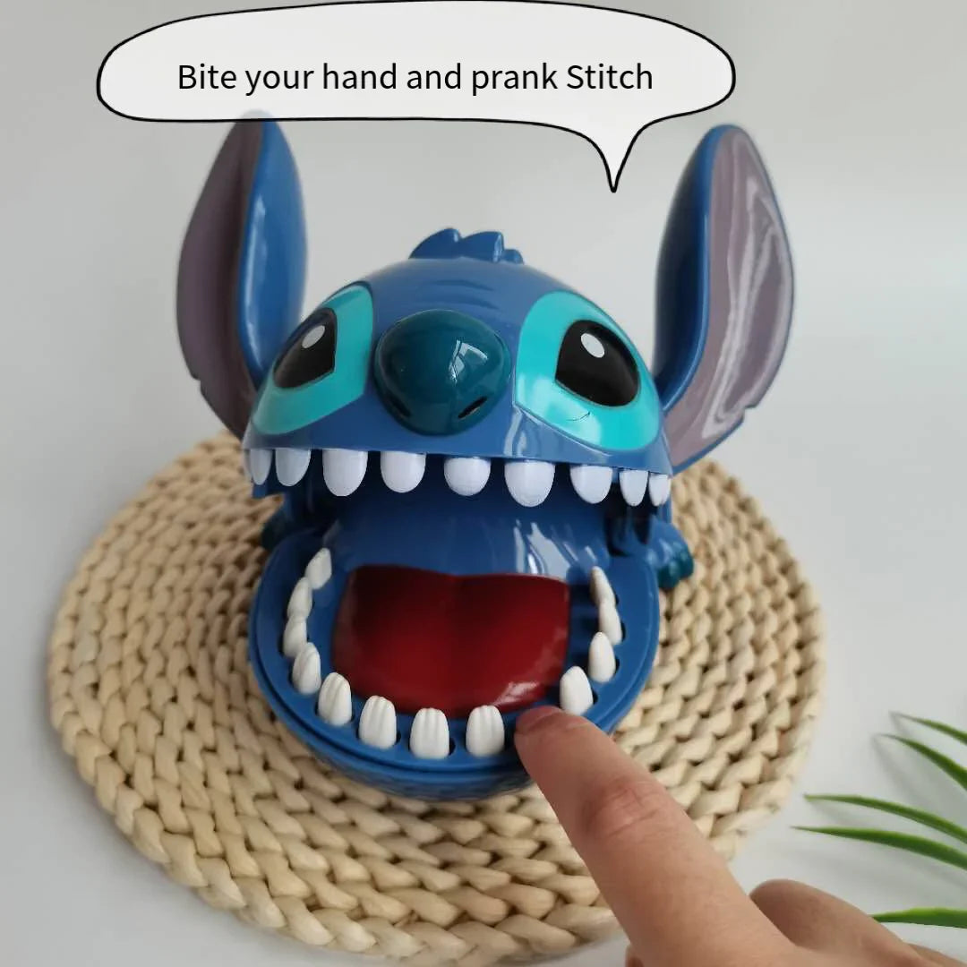Stitch Biting Finger Toy Interactive Desktop Game Cute Alien Prank Gadget for Kids Family Parent Child Bonding Fun Party Favor
