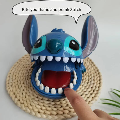 Stitch Biting Finger Toy Interactive Desktop Game Cute Alien Prank Gadget for Kids Family Parent Child Bonding Fun Party Favor