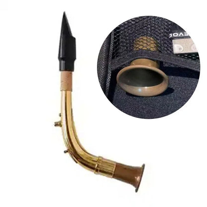 Flûte Kazoo professionnelle réglable en métal Saxophone adultes débutant jouant Instrument à vent Musical Portable Mini corne forte