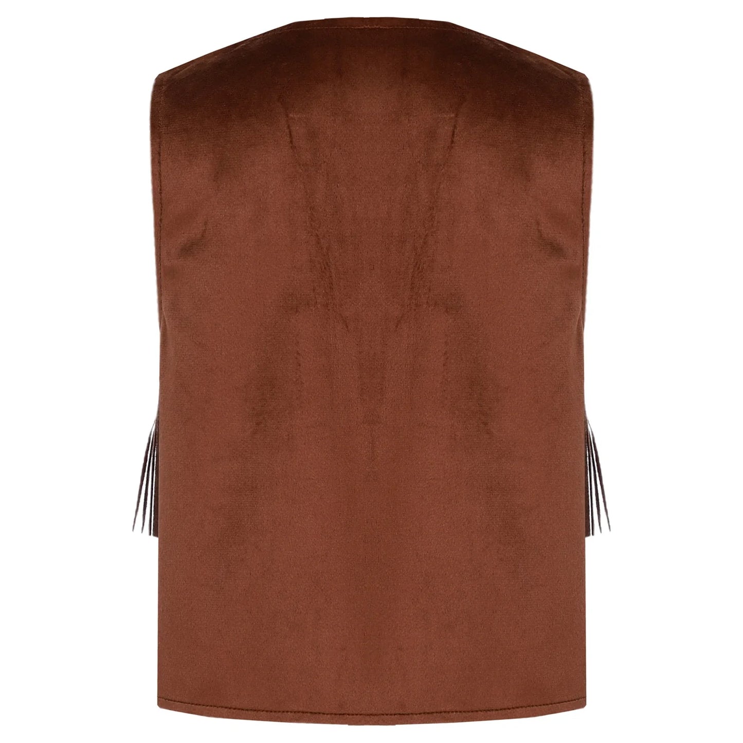 Children's Hippie Cowboy Costume, Toddler Boys Girls Cowgirl Vest, Open Front Fringed Vest for Halloween Cosplay Theme Party Outfits