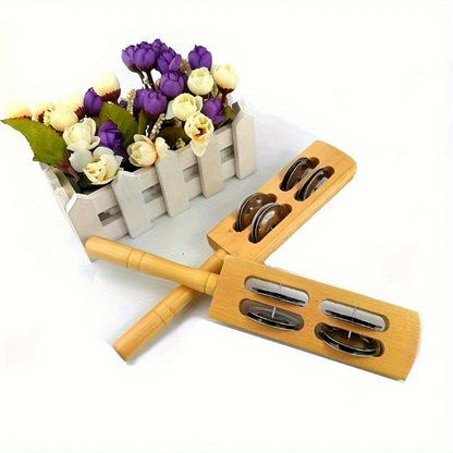 Instruments de Percussion pour enfants, bâtons de rythme en métal et bois, Instruments de Percussion, jouets musicaux éducatifs portables
