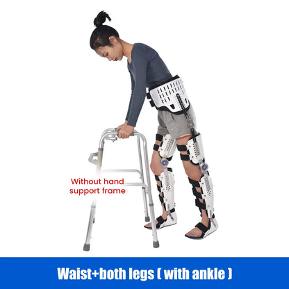 Adjustable Hip, Knee, Ankle, Foot Orthosis, Fixed Splint, Orthopedic Support for Leg, Hip, Thigh, Female Fracture, Lower Limb Paralysis