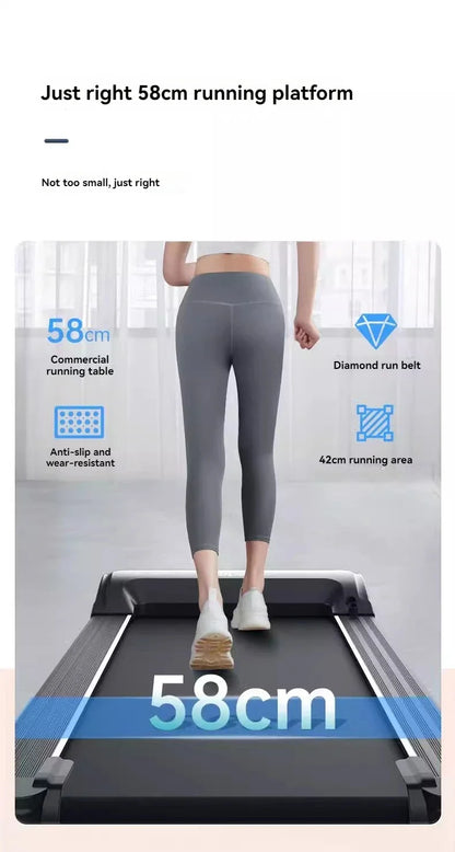 Tapis de course pliable multifonctionnel, mini tapis de course à domicile, équipement d'exercice intérieur, maison pliante de gym, 220V