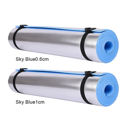 Tapis de yoga imperméable, tapis de yoga résistant à l'humidité, tapis de pique-nique de camping épaissi, multifonction portable pour exercices de fitness
