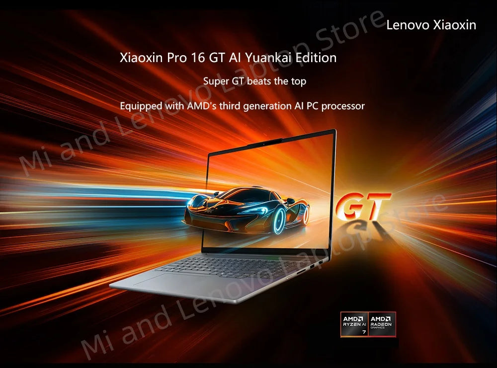 Lenovo Xiaoxin Pro 16 2025 GT AI 7 H 350/AI 9 H 365 16 pouces 32 Go 1 To 2.8K 120Hz OLED Gris