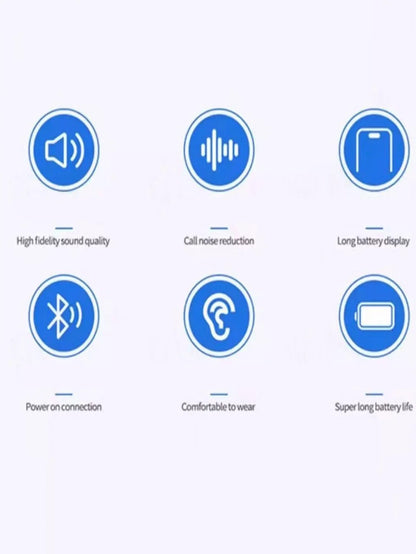Écouteurs Bluetooth sans fil Air Pro True avec réduction de bruit ANC, casque sans fil de type Pods, pour iPhone et Android