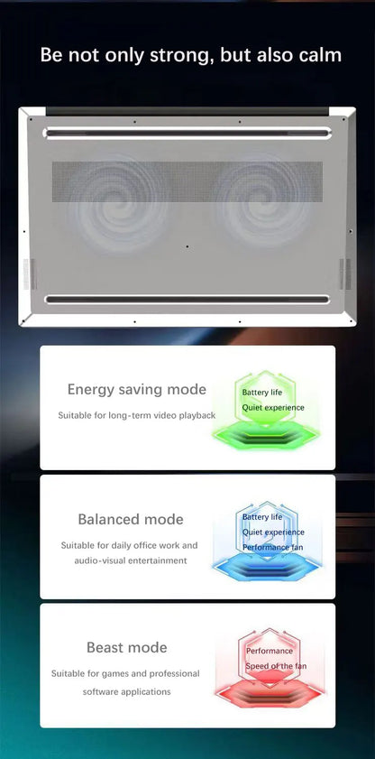 YSJMNPC New 15.6" Inch Laptop AMD Ryzen R9 6900HX R7 8845HS Max 64GB DDR5 2TB NVMe Wifi6 BT5.2 120Hz Notebook Gaming Computer PC