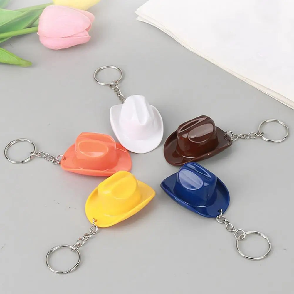 Chapeau de Cowboy ouvre-bouteille porte-clés rustique casquette occidentale porte-clés ouvre-bière double fonction porte-clés Cowgirl thème fête faveur
